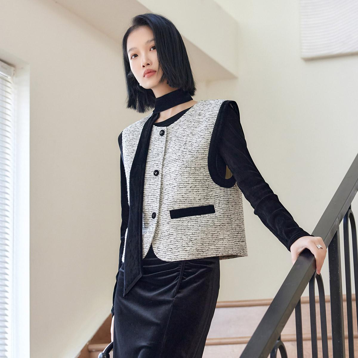 【达人专属】【商场同款】春季新款马甲F213928