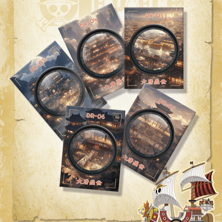 平拆盒【盘古文化海贼王】 第二弹  梦回唐朝 二创卡牌收藏盲盒