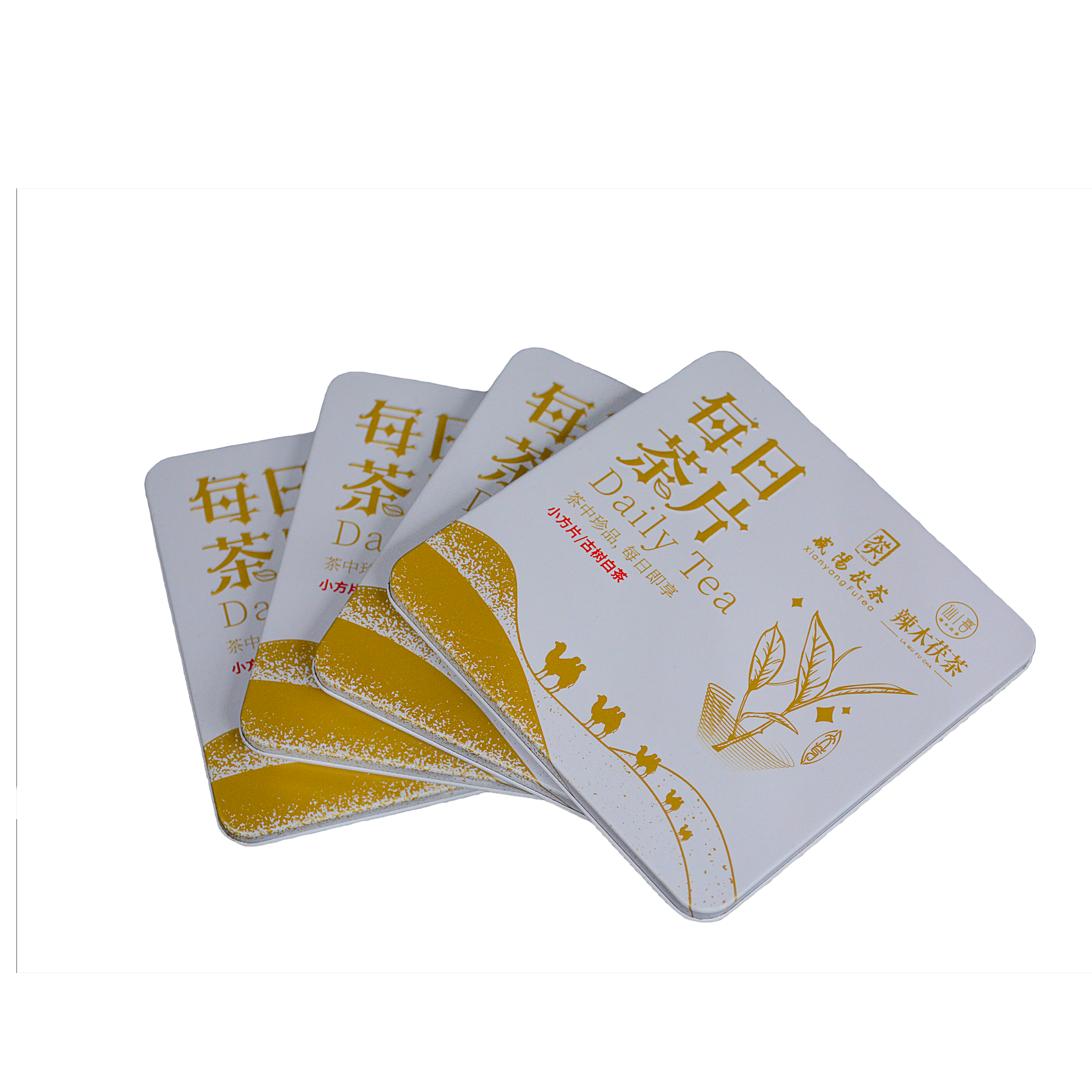 仙喜 辣木茯茶每日茶片2015年月光白 辣木金花白茯茶 45g/卡盒