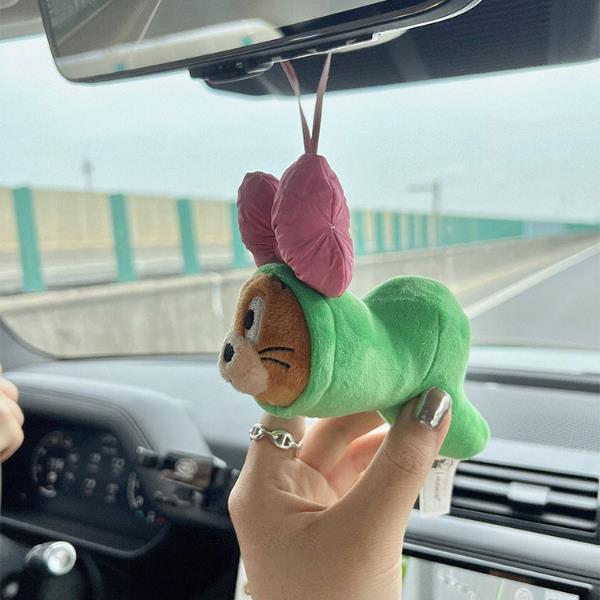 猫和老鼠杰瑞毛绒玩偶创意汽车挂件包包生日礼物女