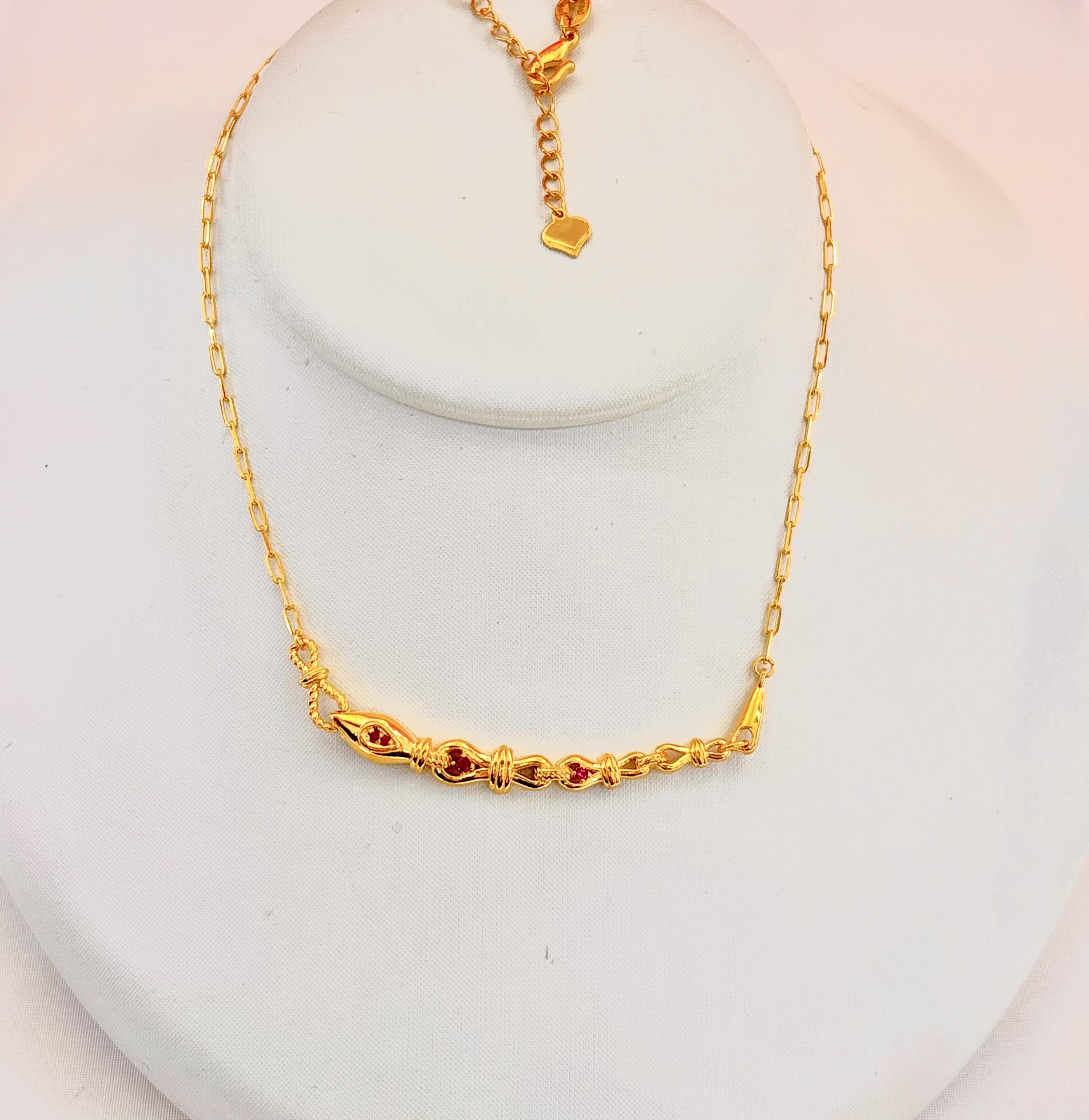 明牌足金臻选灵蛇套链5.93g