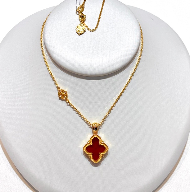 1A足金臻选布家套链9.86g