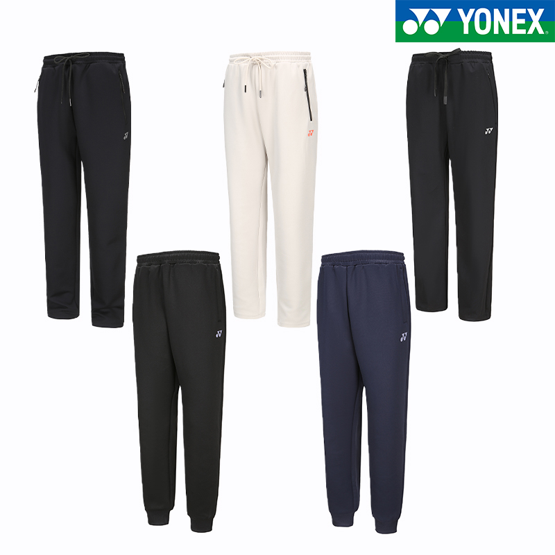 YONEX/尤尼克斯女款速干面料 含棉长裤 直筒紧腿裤运动裤