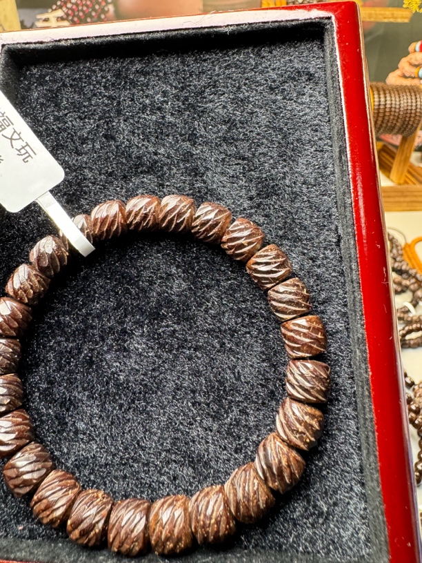 「椰蒂」原生态手工干磨 龙鳞9加的一个尺寸 单圈