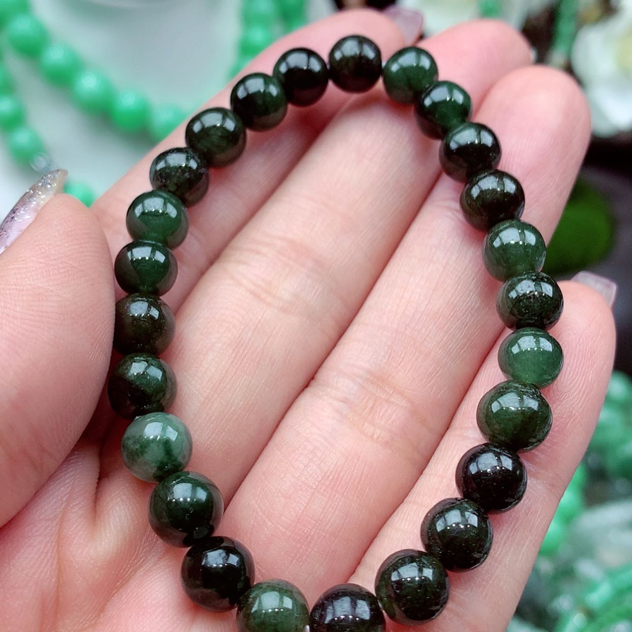 【闪购商品】翡翠手链未镶嵌