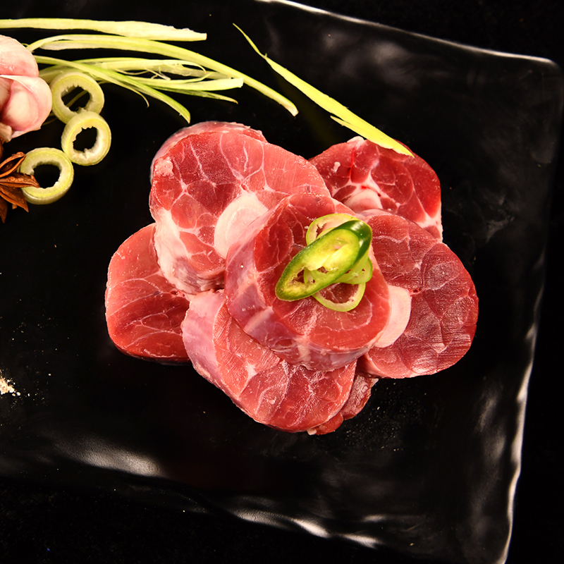 盐池滩羊3.6斤羊腱子切块袋装羊小腿切块烧烤炖肉食材
