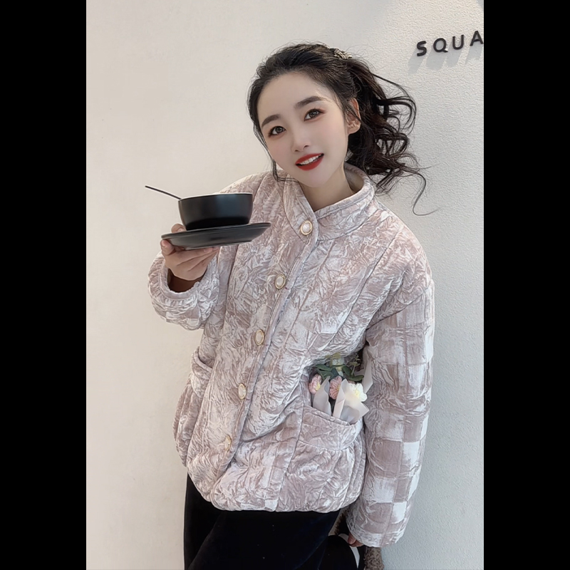 冬季新款睡衣细闪高端丝绒冬季睡衣三层加厚加绒可外穿套装家居服