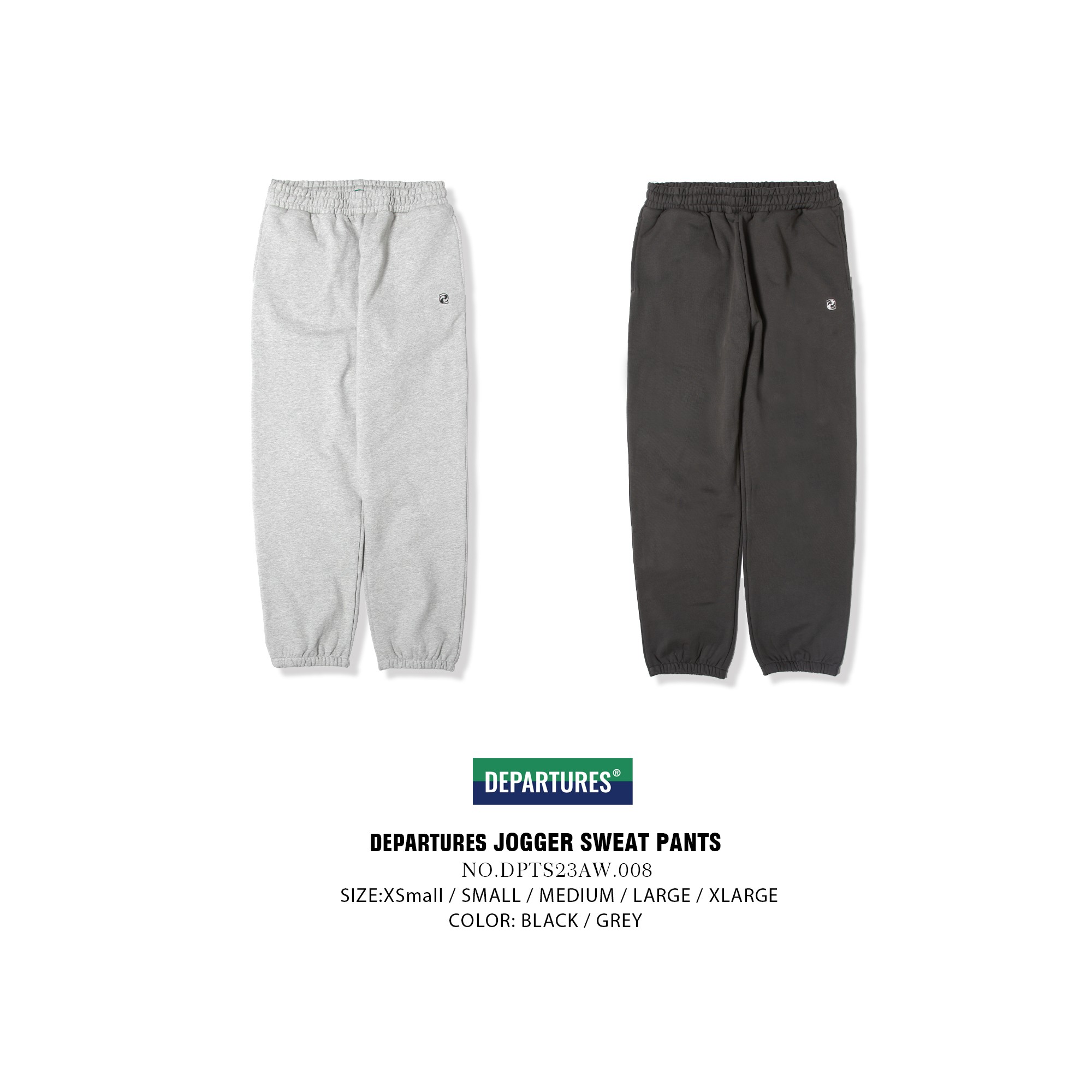 Departures 2023新款重磅针织束脚卫裤潮牌运动抽绳情侣破产兄弟