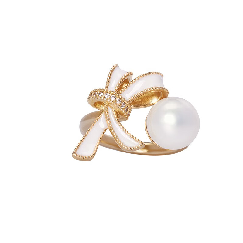 铜合金亚克力戒指  Fellala/ 翡拉拉「缎带系列」原创缎带系列小众