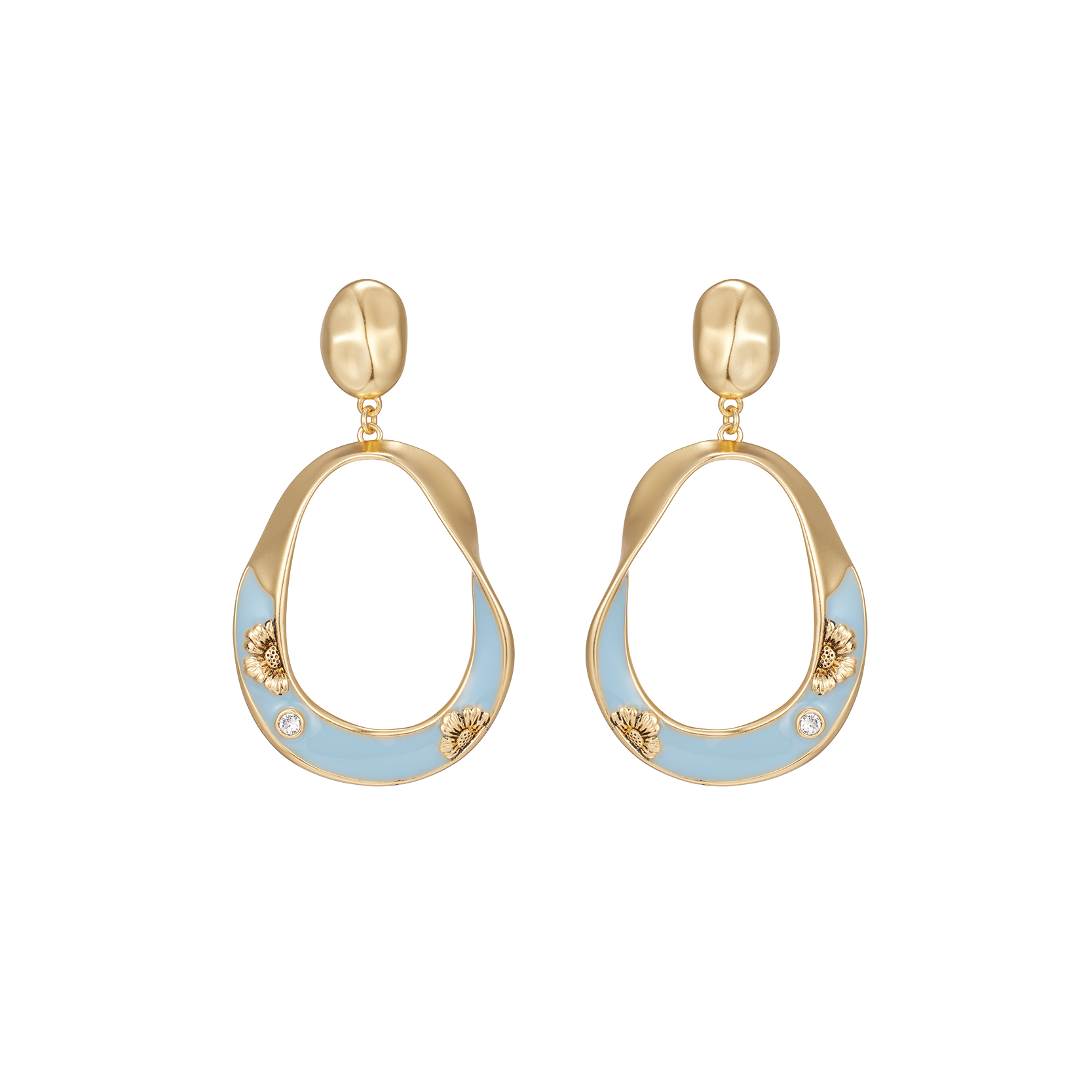  Fellala/ 翡拉拉「锦上添花」原创设计新款耳环女原创小众设计感