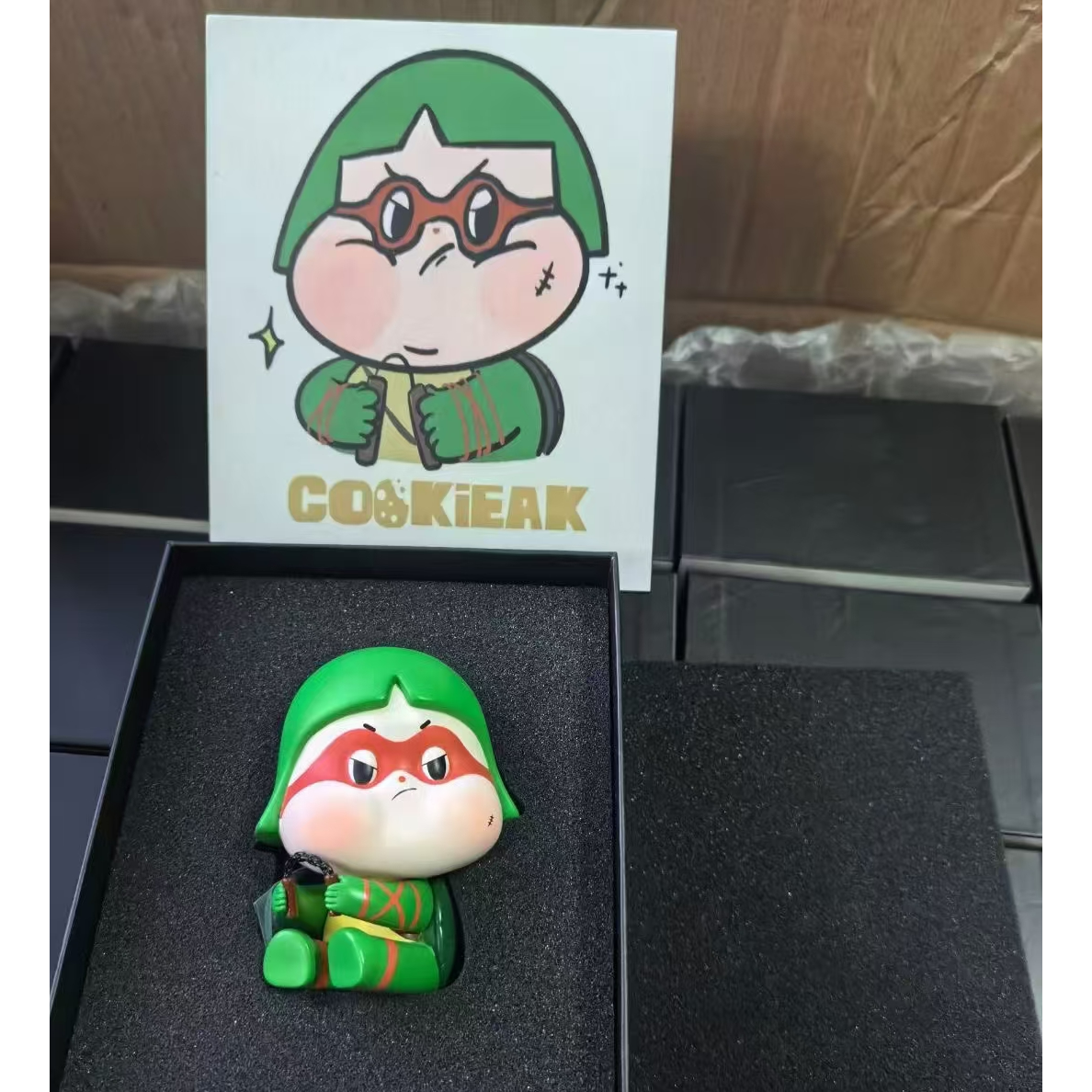 正版清货cookieak忍者龟潮玩手办（有盒没卡）