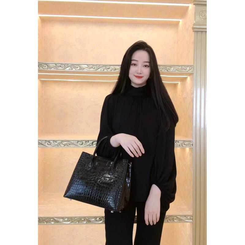 【LQ订制】手工打造真皮女士包亮片10505