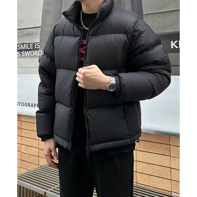 暖冬系列·经典短款国潮白鸭绒立领时尚户外羽绒服情侣保暖外套