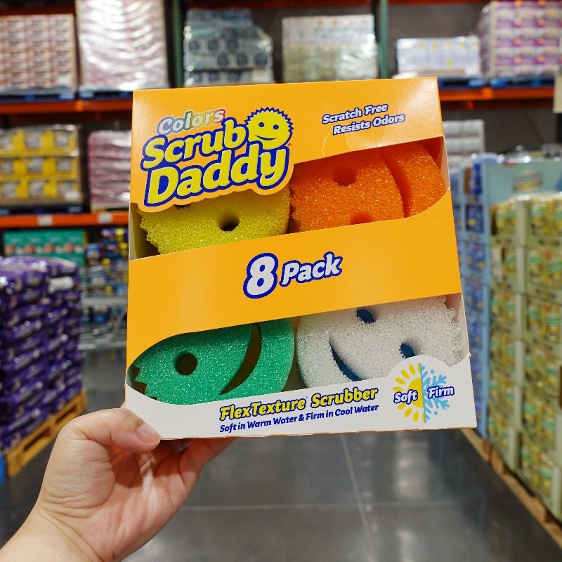 包邮Costco代购Scrub Daddy笑脸老爸洗碗海绵清洁魔力擦持久耐用