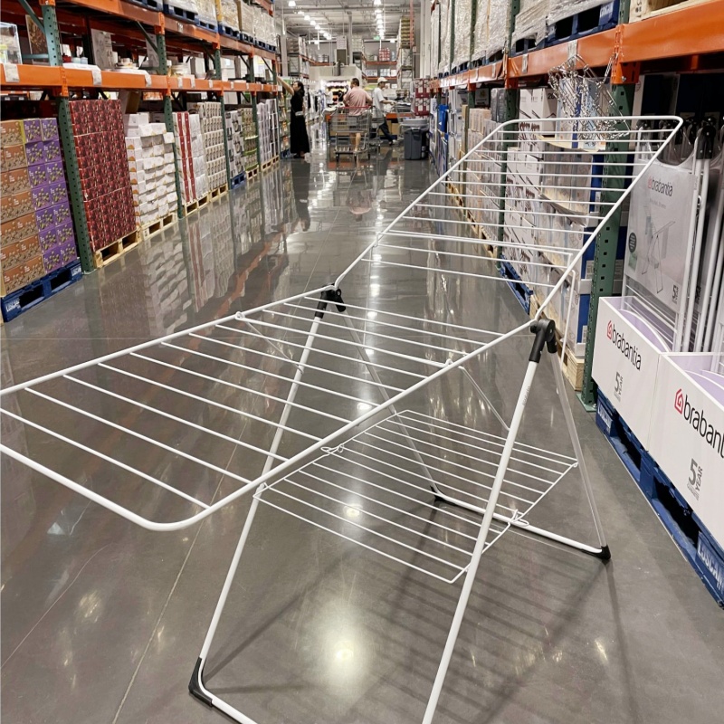 包邮costco开市客代购柏宾士晾衣架可折叠阳台晾被晾衣折叠衣架