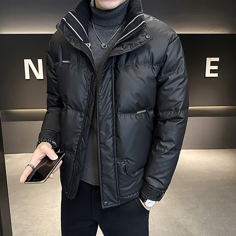 雪中飞羽绒服男冬季外套2023新款爆款立领三防面料轻薄衣服潮牌加