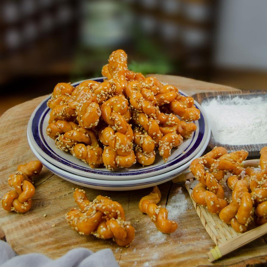 宁波特产口口脆油赞子南塘鼓楼油赞子罐装网红小麻花伴手礼