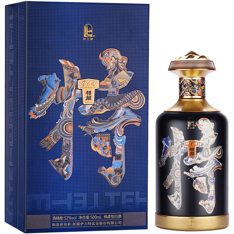 伊力特【主播专享】伊力特藏 新疆白酒 绵柔 送礼品质52度500ml