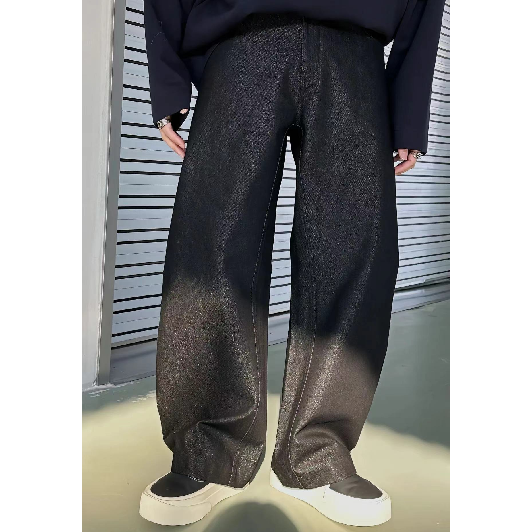 时尚款休闲男士百搭牛仔裤   24251