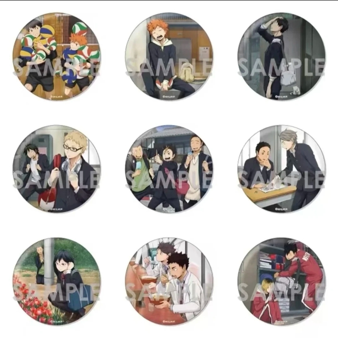 （拆包）排球少年 放学后 大吧唧 收藏（盲盒代拆）