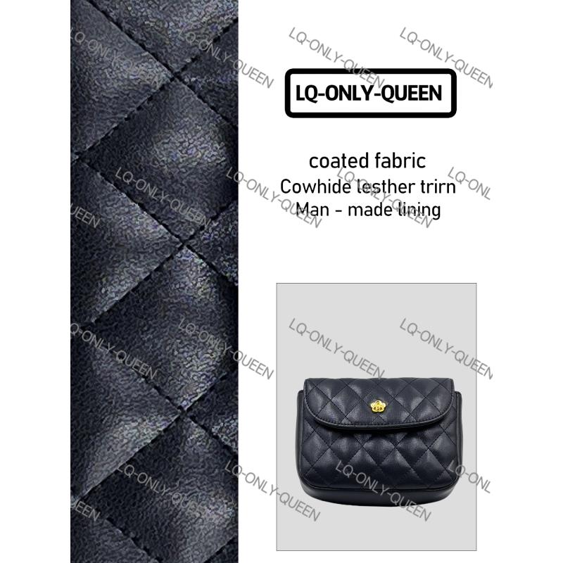 LQ-ONLY-QUEEN真皮女包新小金花黑色