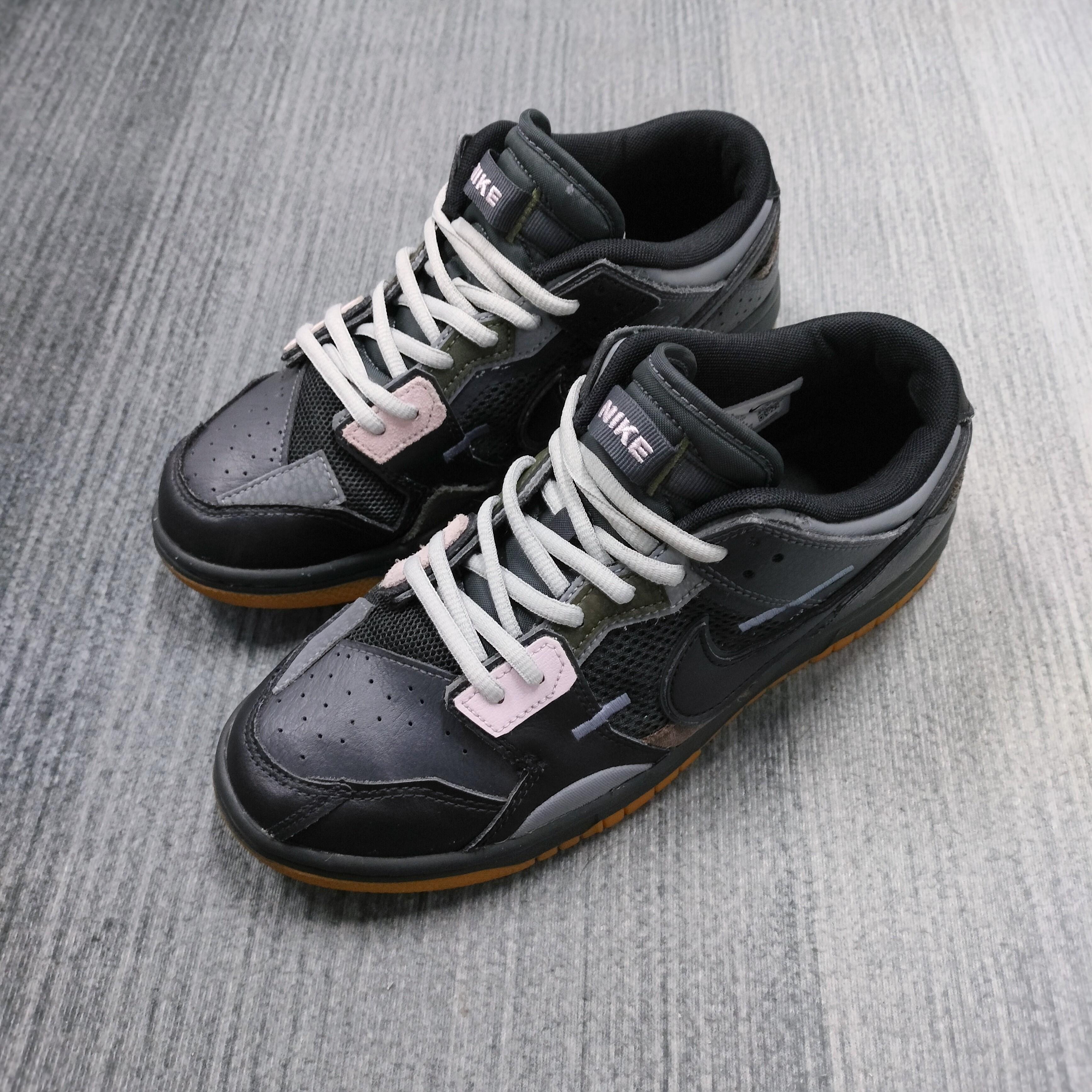 41码/耐克nike dunk 黑灰 休闲鞋/95新无原盒/公价799