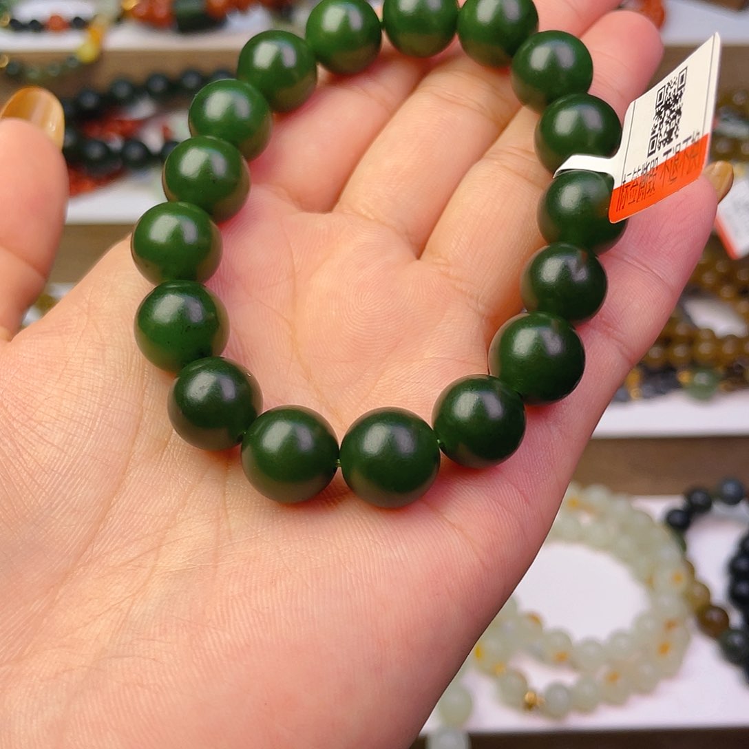 和田玉手串未镶嵌