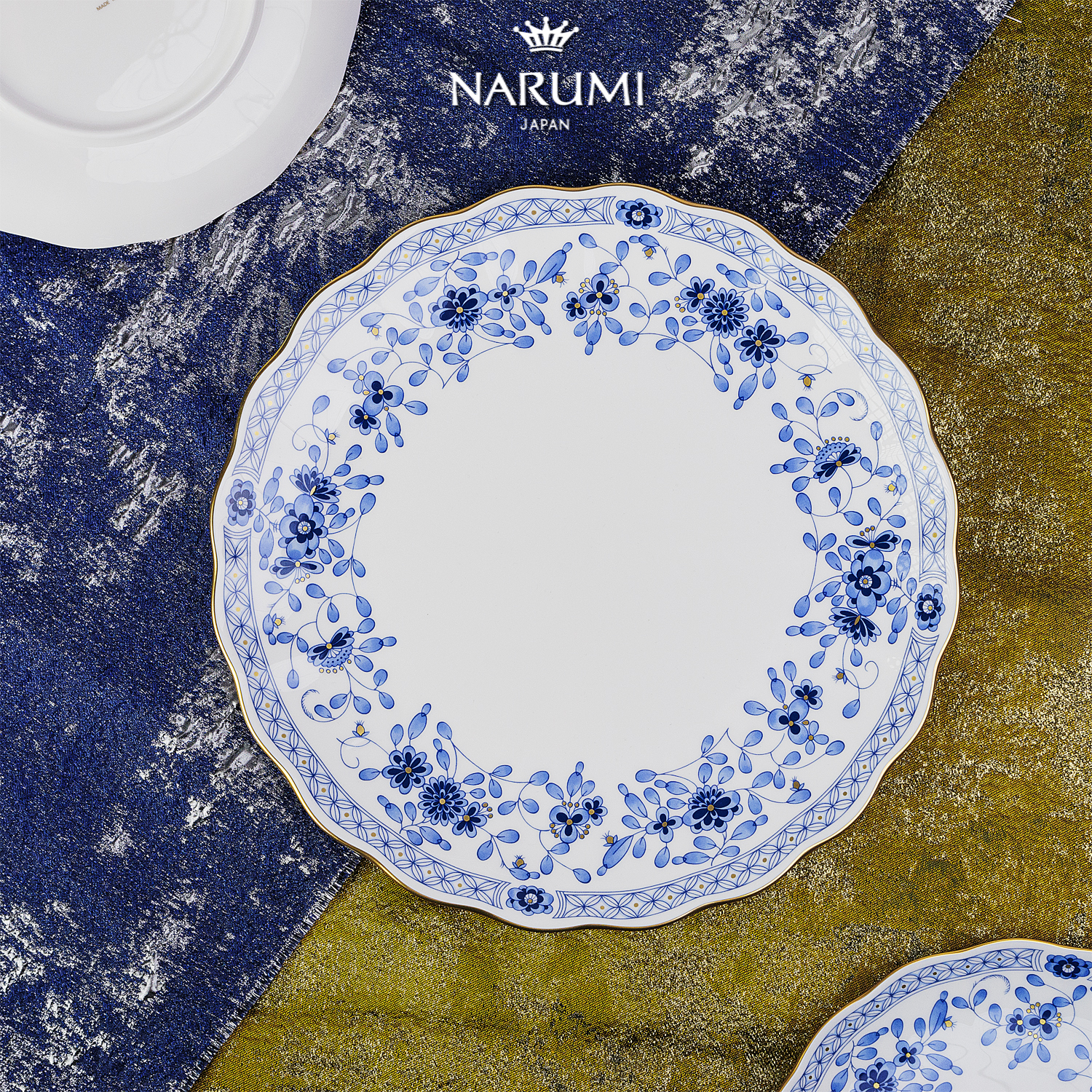 NARUMI日本/鸣海Milano经典系列骨瓷餐盘27cm餐盘9682-1436