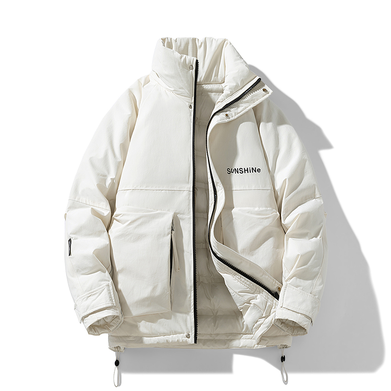 冬季新款加厚保暖外套户外棉衣青少年男士情侣工装棉服外套买棉衣