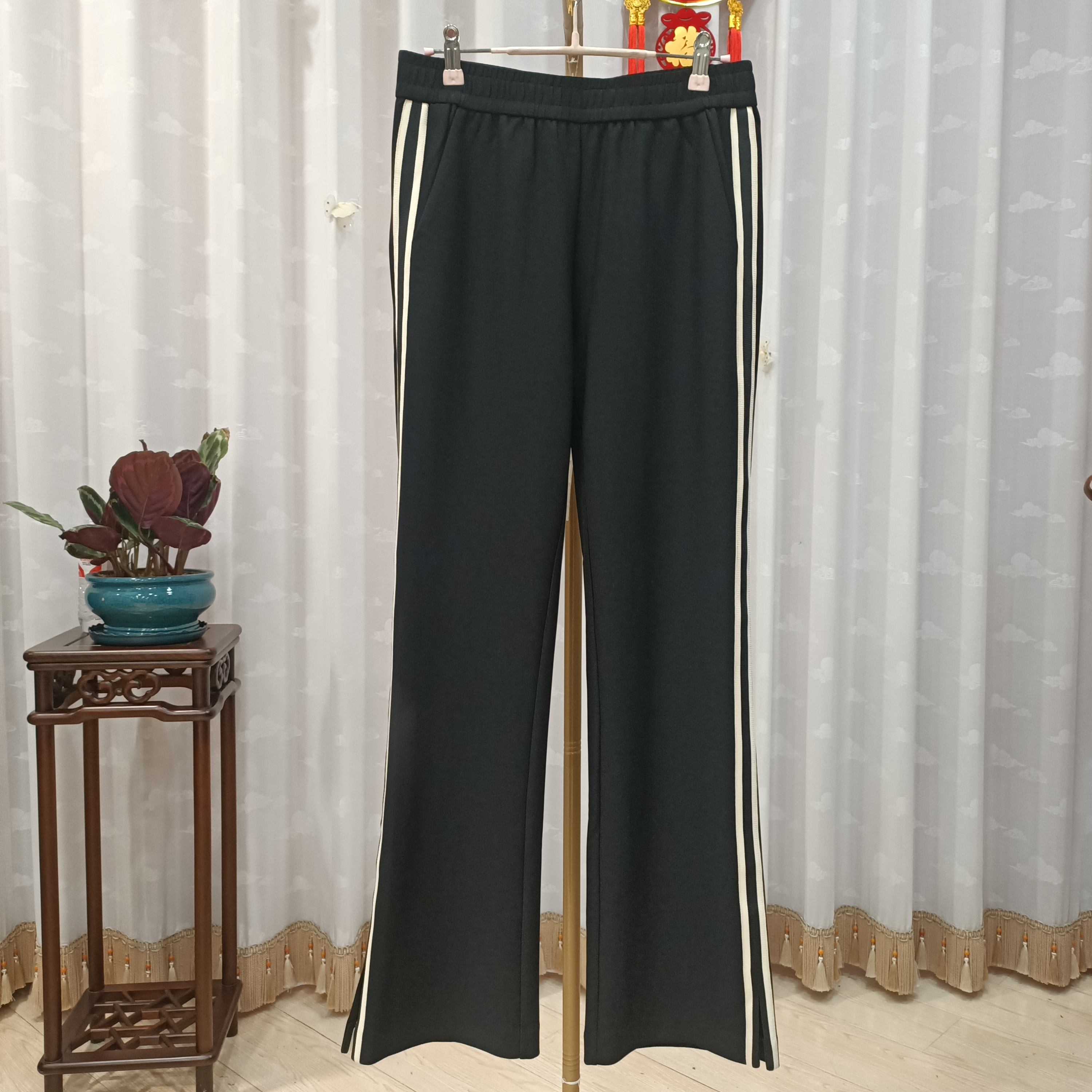 胖人坊大码微喇裤01149