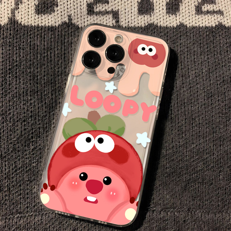 可爱奶油海狸苹果15promax透明手机壳iphone13/14/12防摔11保护套