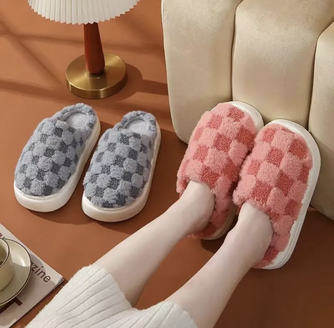 买1送1发两双备注尺码随机发货冬季棉拖鞋Eva加厚鞋底防滑耐磨