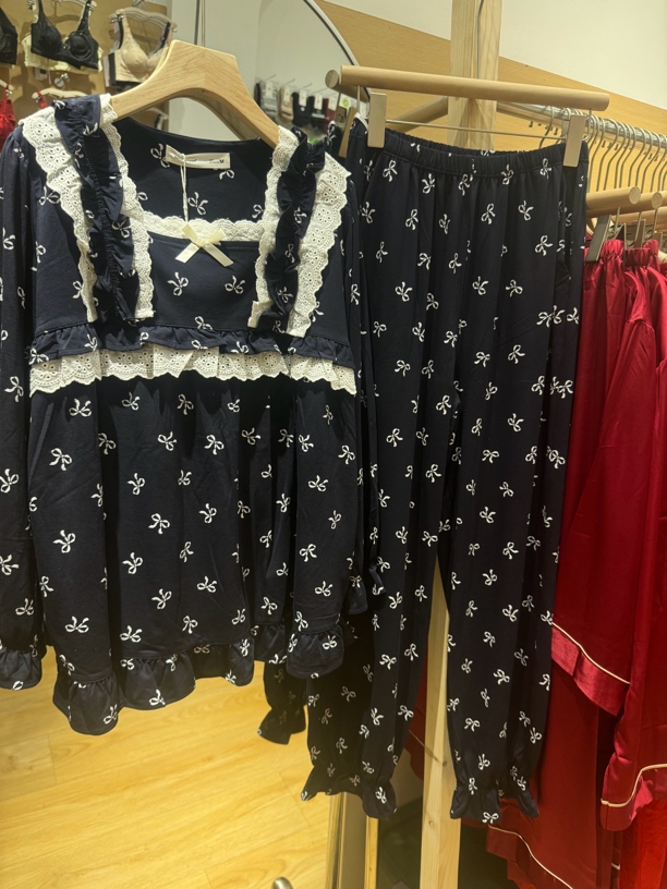 贝妍甜美宫廷风家居套装睡衣