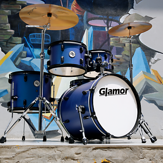 GLAMOR格莱姆爵士鼓欧洲高端架子鼓成人儿童5鼓打击乐器逐星系列