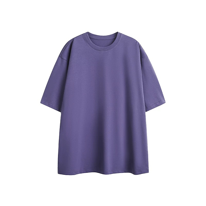 短袖T恤女潮牌宽松休闲纯色