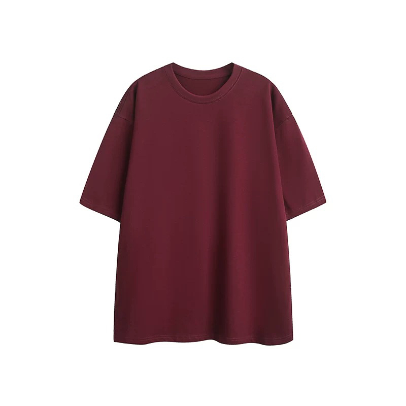 短袖T恤女潮牌宽松休闲纯色