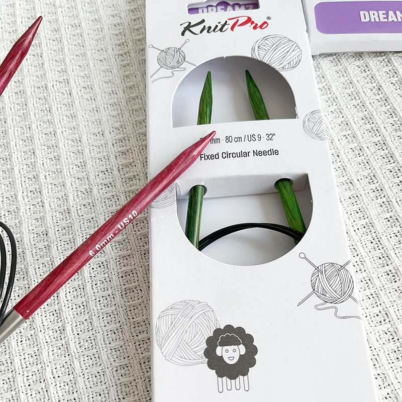 直播Dreamz 25cm//60cm80cm  梦幻彩木针毛衣针进口循环针环形针