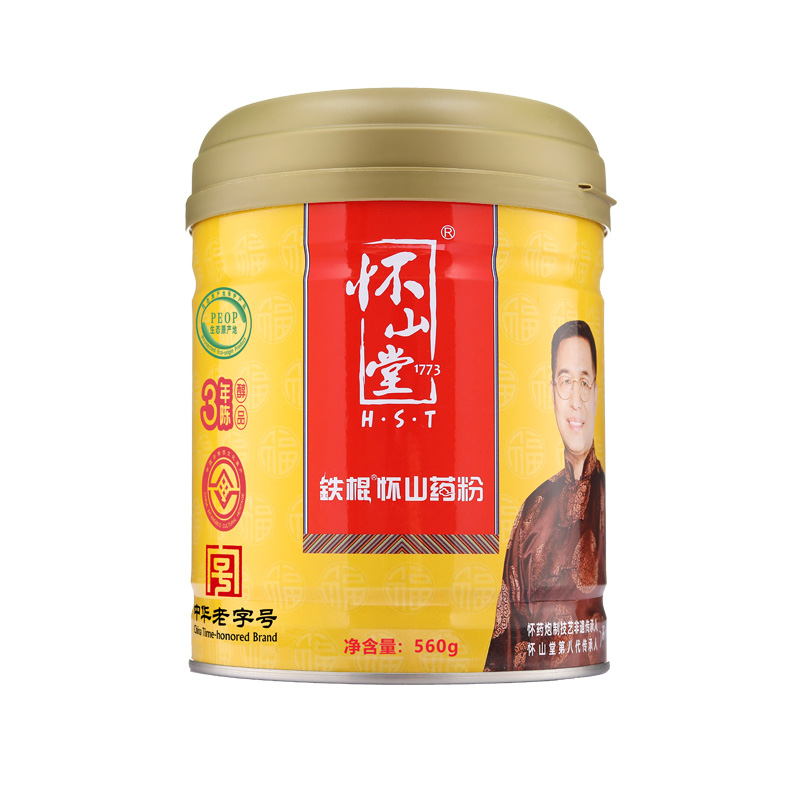 怀山堂焦作温县垆土铁棍怀山药粉 3年陈 560g代餐粉罐装古法
