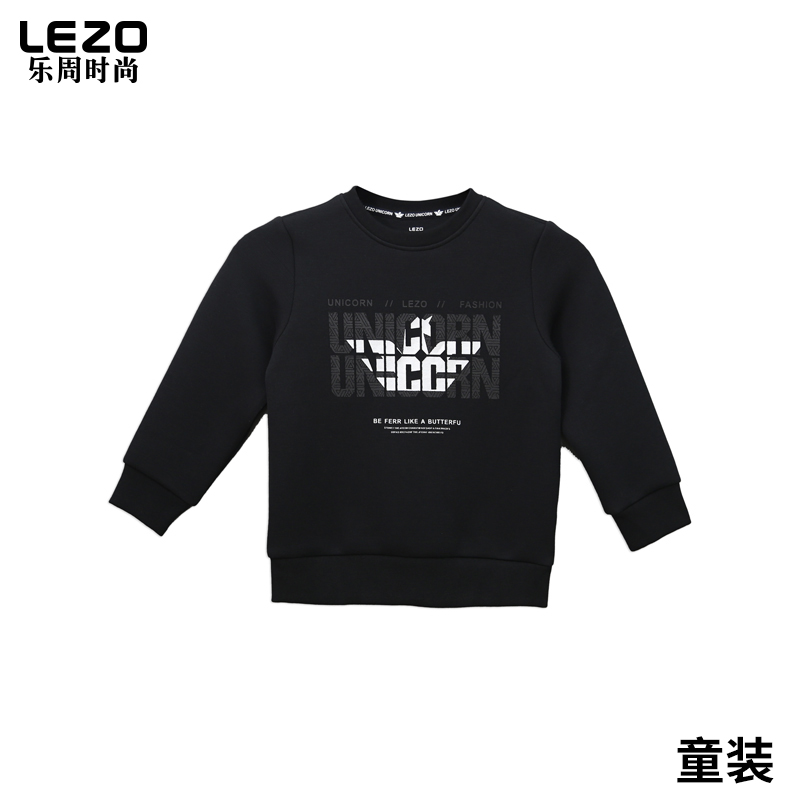 LEZO乐周时尚男装圆领卫衣（童装）L24307019