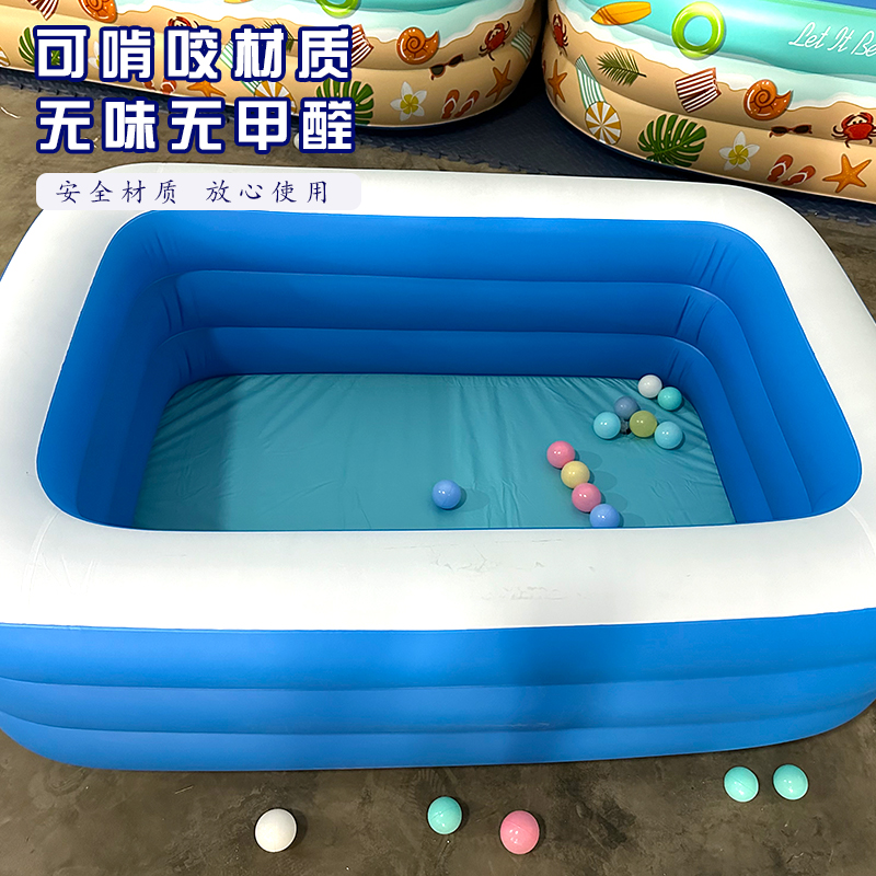 儿童游泳池工厂直发小孩戏水池现货现发户外家用儿童玩具池充气池