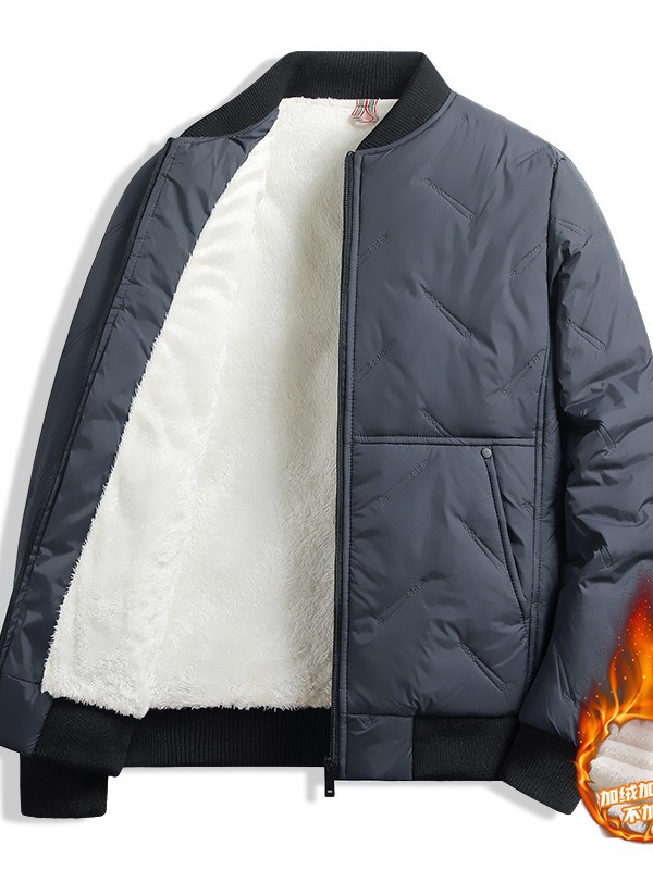 大码男棉服外套加绒加厚棉衣男冬季男装大码棉服冬装棉袄休闲保暖