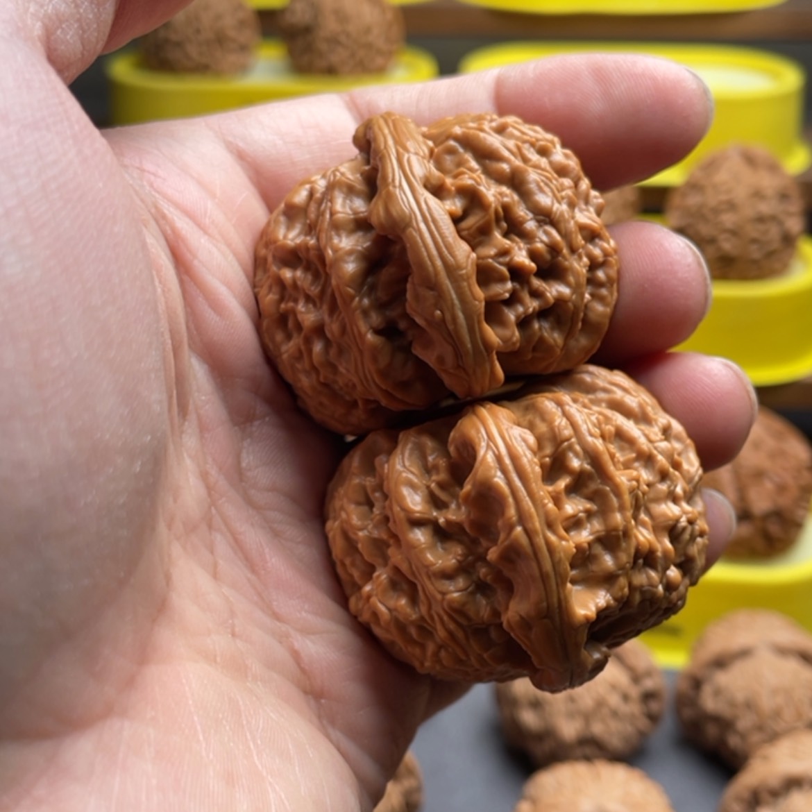 【闪购商品】文玩核桃吊坠张*45白狮子