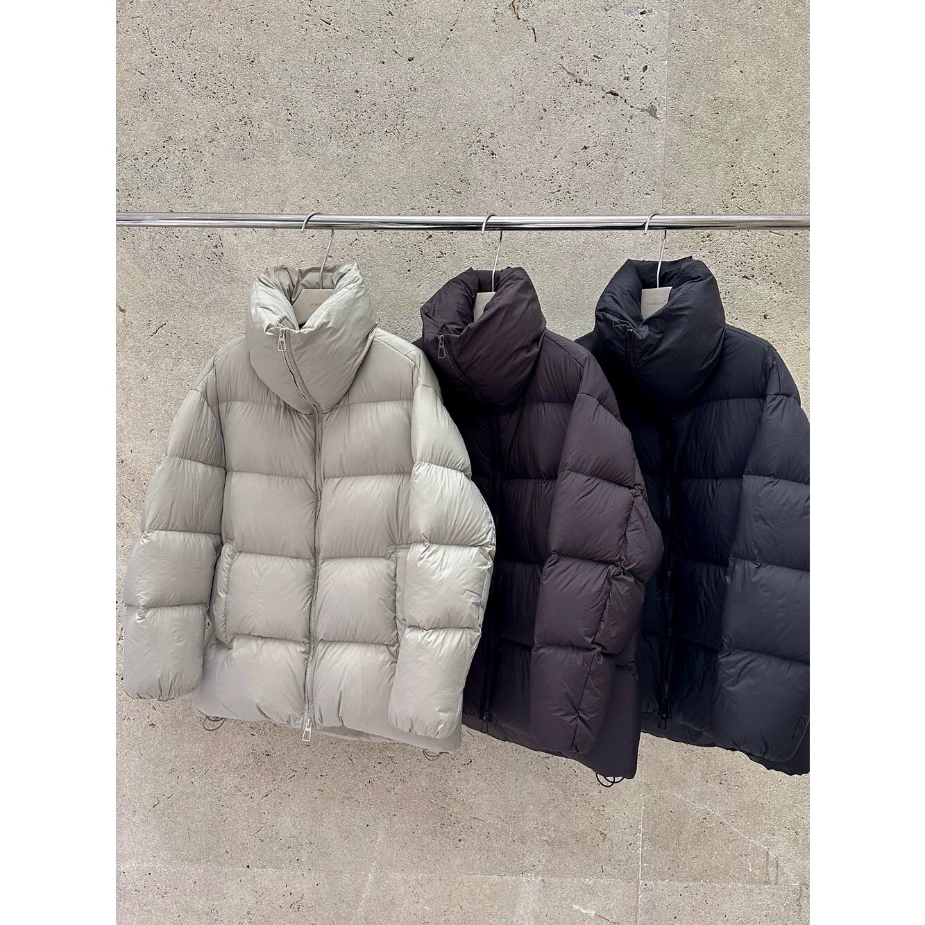 冬季新款韩版宽松立领加厚保暖面包服鹅绒服H1688