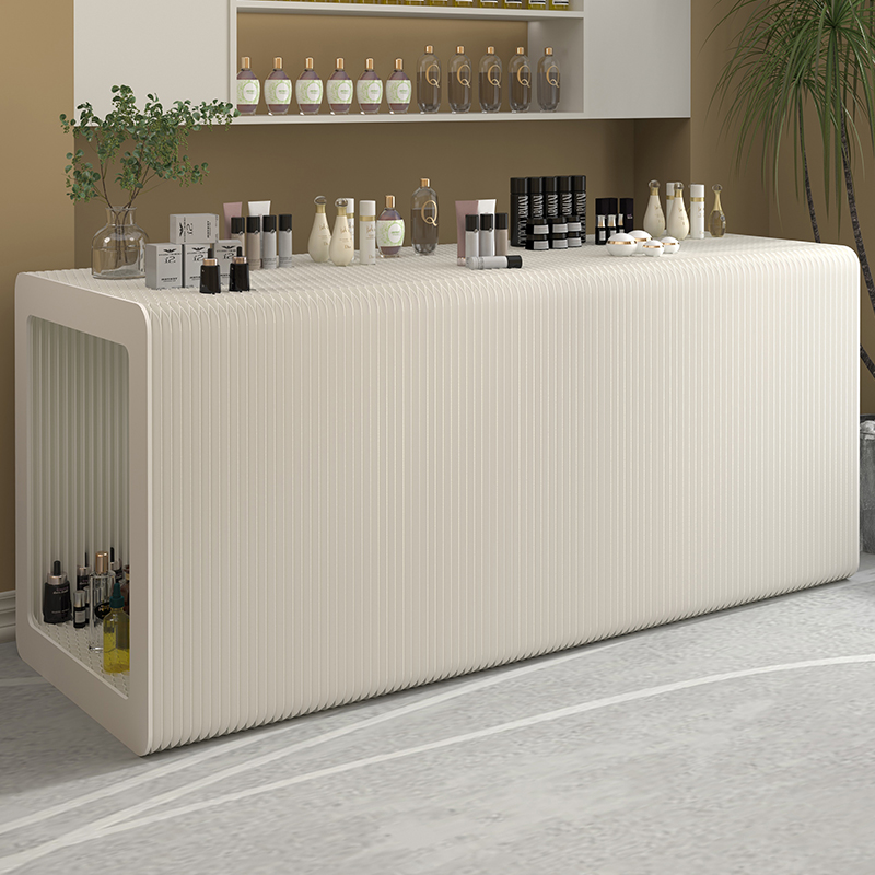 时尚多功能中孔长条服装店化妆品店可折叠置物架数码店展示台