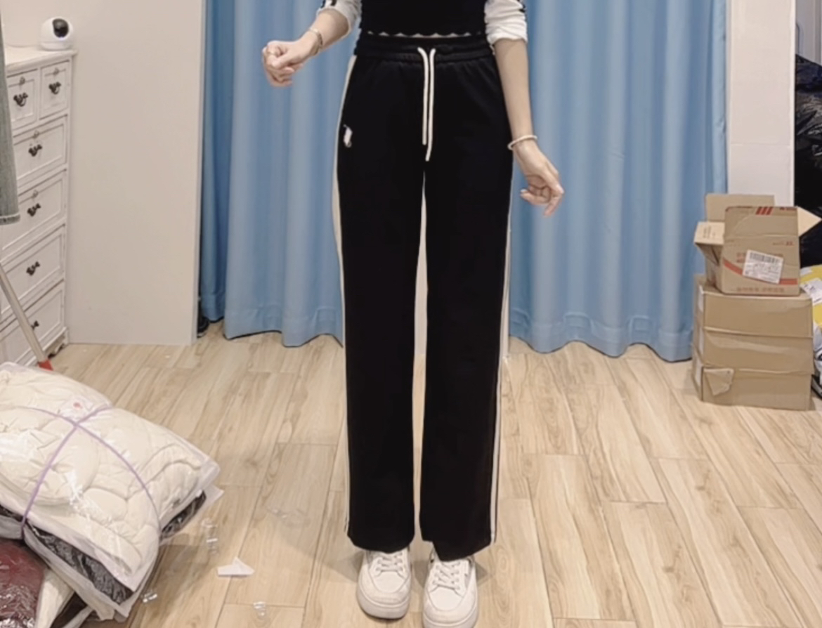 【小玉】新款时尚休闲百搭设计感潮流休闲裤