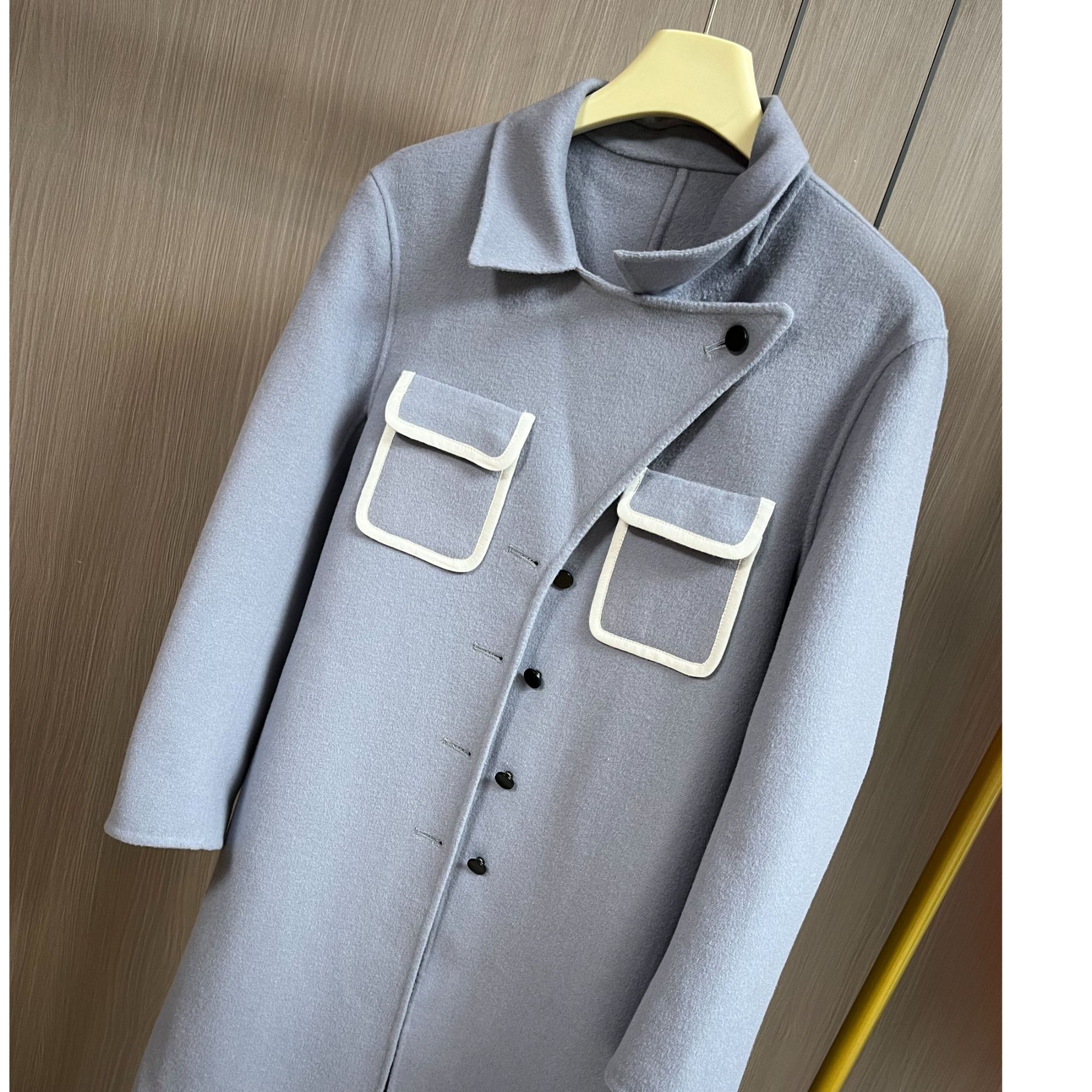 断码清仓专拍双面呢外套轻奢