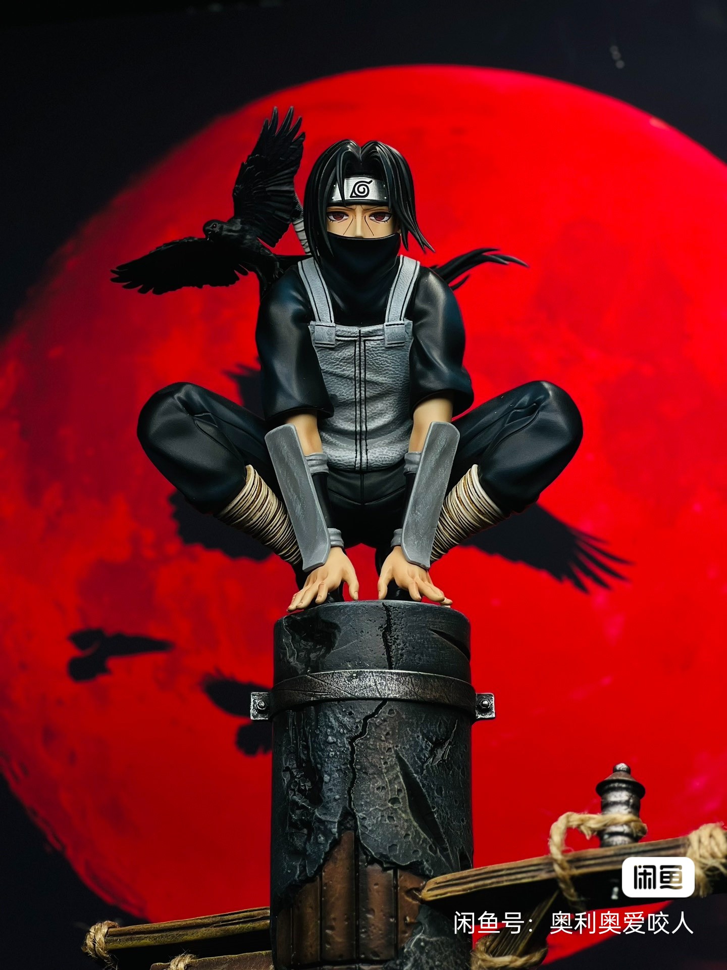 （IT模玩私人订制）火影忍者蹲姿电线杆鼬树脂GK产品现货