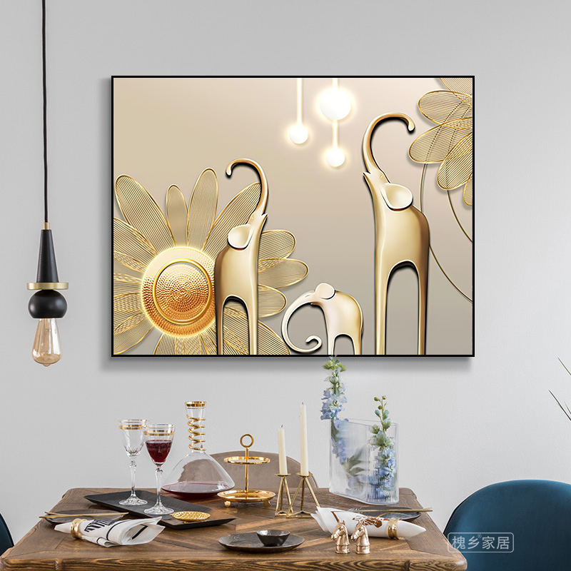 电表箱装饰画免打孔现代简约遮挡总开关电闸盒配电箱客厅餐厅挂画