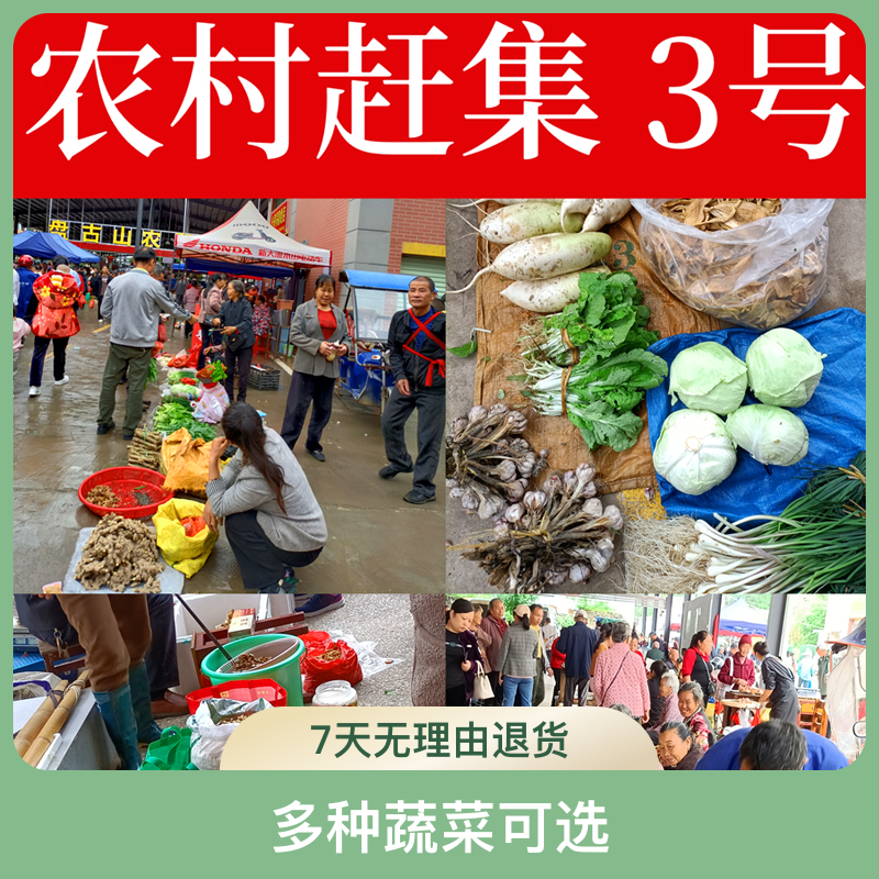 江西赣南乡下农村应季新鲜健康搭配蔬菜清洗农家菜250克~2500克