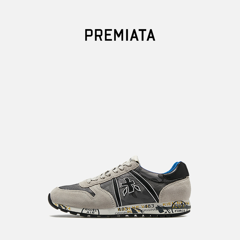 PREMIATA【官方正品】轻奢男鞋牛反绒户外休闲鞋木字鞋87026